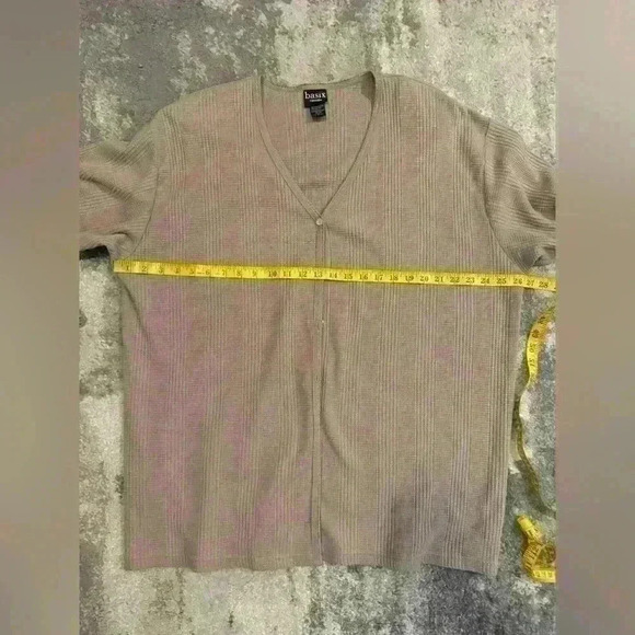 Women’s Brown Basix Button Down - Picture 5 of 6